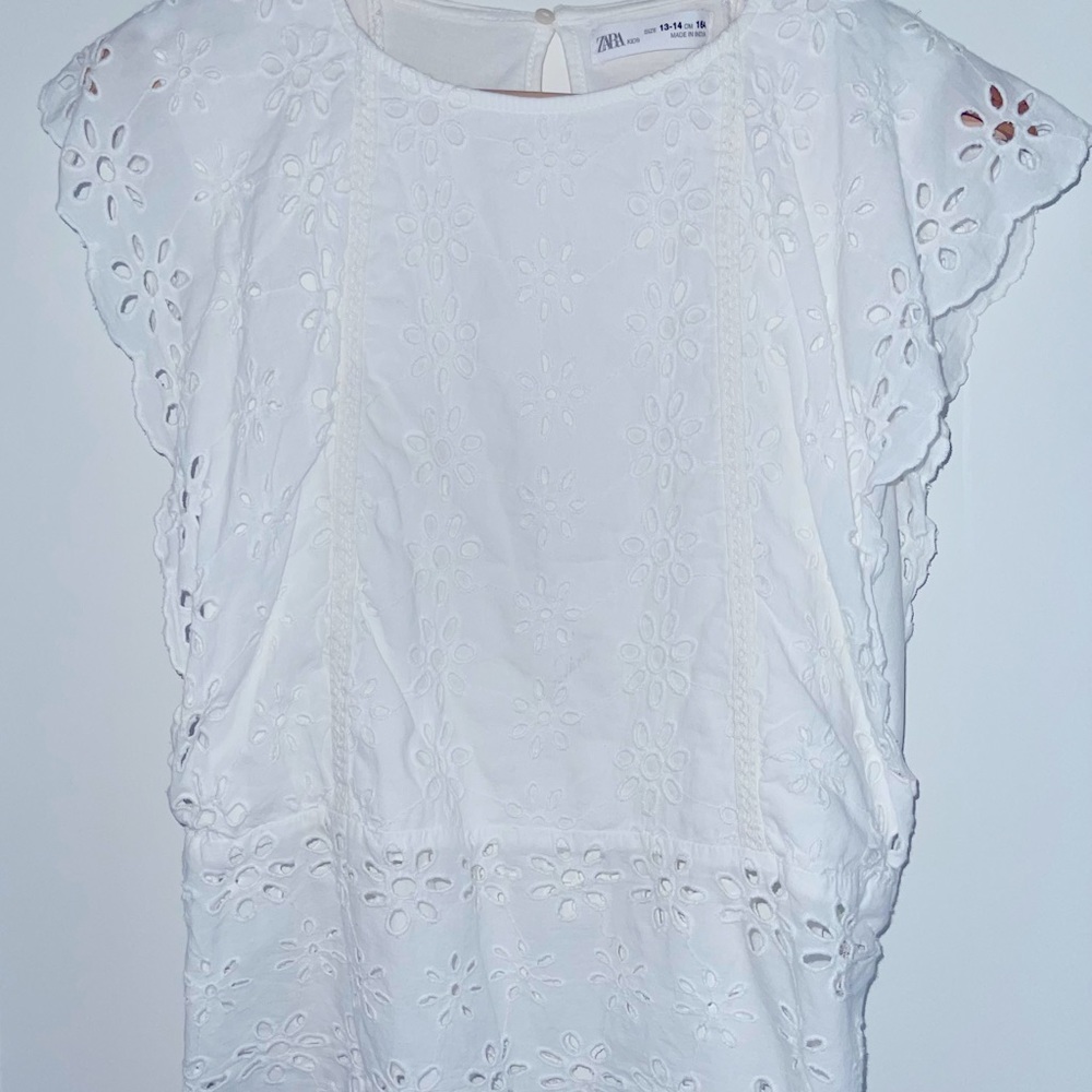Zara Girls white blouse